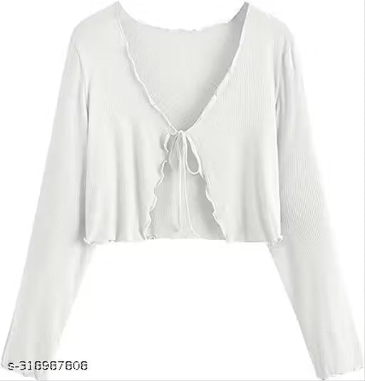 FULL SLEEVE SHRUG TOP FOR WOMEN